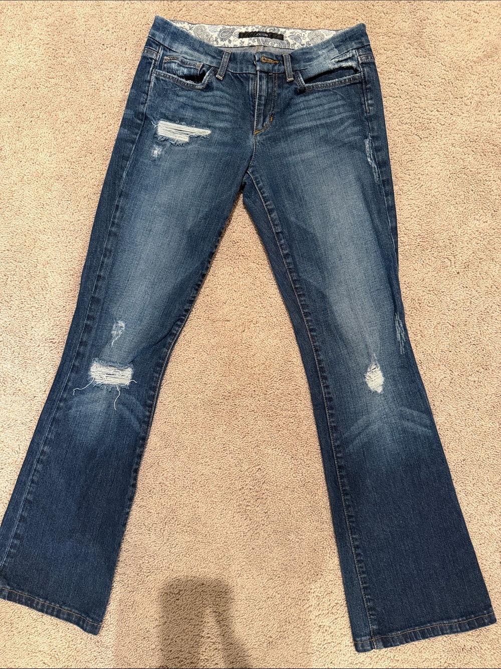 JOE’S Jeans Women’s Distressed Bootcut Jeans Medium Wash Size 25